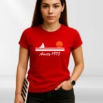 Jaws Amity Island 1975 T-Shirt | Retro Shark Movie Tee | Ultra Soft Vintage Graphic Shirt | Unisex Fan Apparel