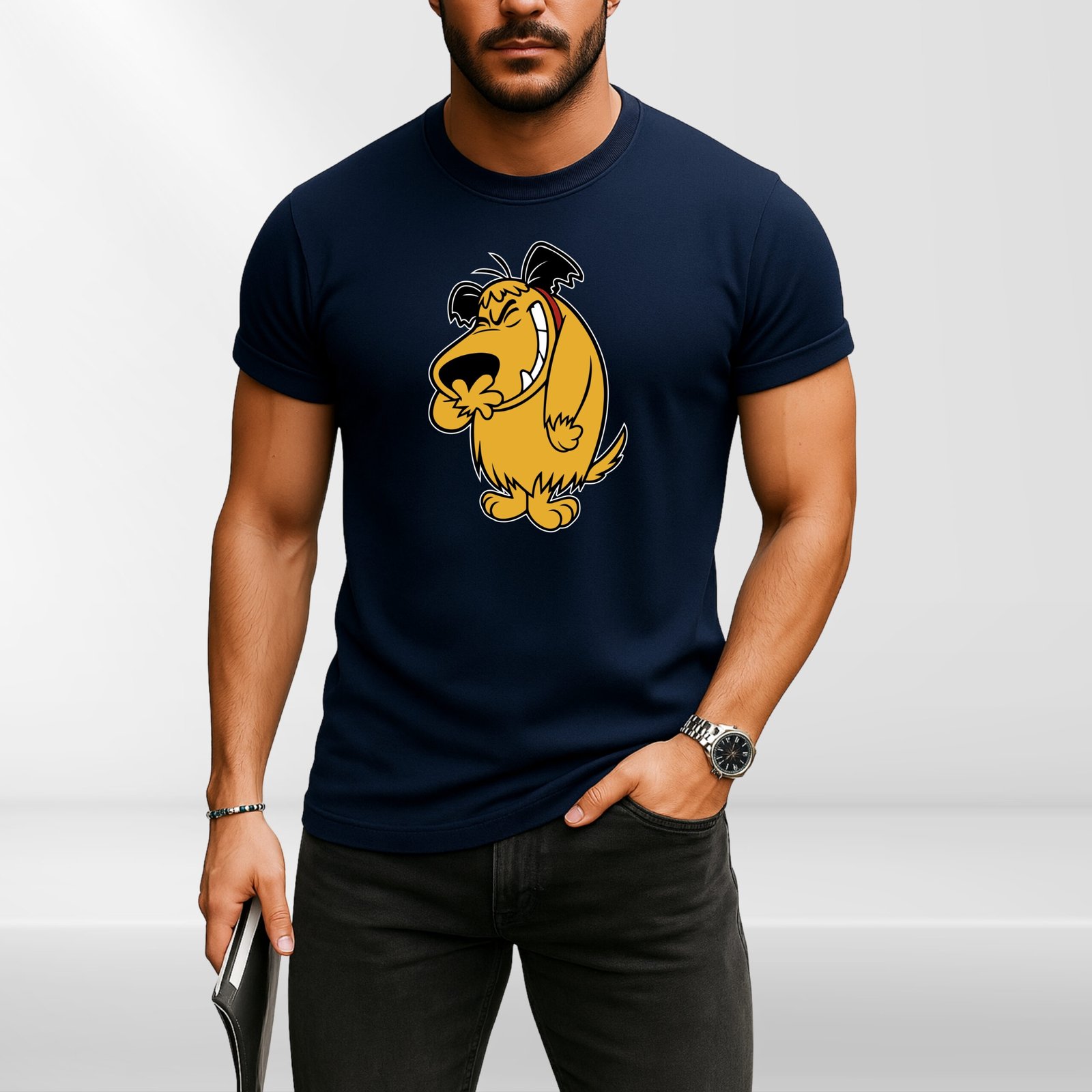 Muttley Dog T-Shirt – Vintage Retro Cartoon Tee | Funny Classic TV Series Graphic Shirt for Men & Women