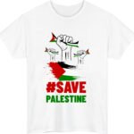 Save Palestine T-Shirt | Unisex Graphic Tee | Stand for Gaza & Freedom | Pro-Palestine Protest Shirt | Human Rights Apparel