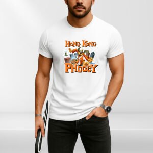 Hong Kong Phooey T-Shirt – Retro 70s Cartoon Tee | Funny Vintage Unisex Gift for Classic Animation Fans