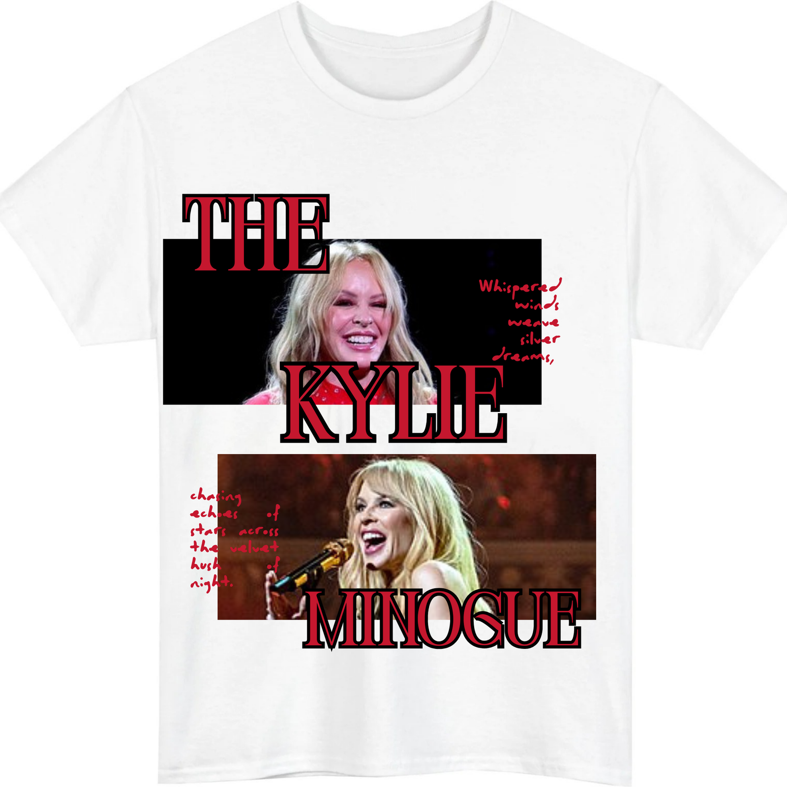 Kylie Minogue Graphic T-Shirt – Iconic Concert Fan Tee for Pop Music Lovers