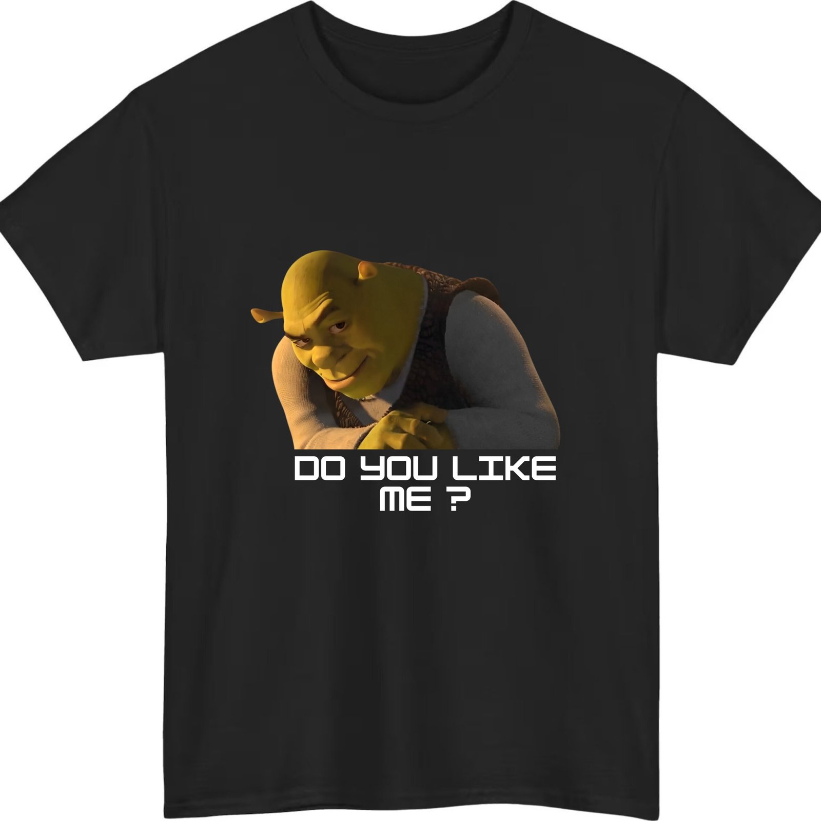 Funny Shrek “Do You Like Me?” T-Shirt – Meme Graphic Tee for Shrek Fans